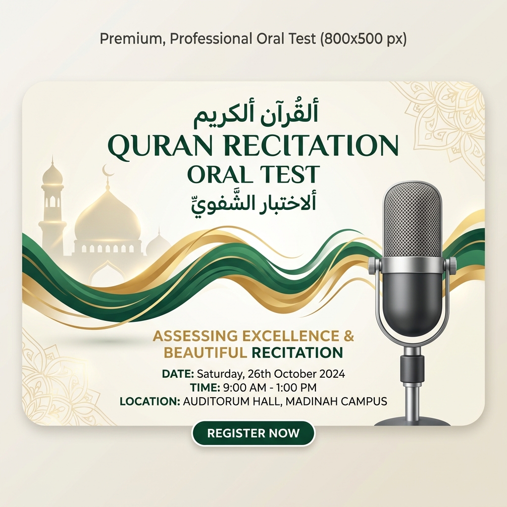 Quran Recitation Oral Test